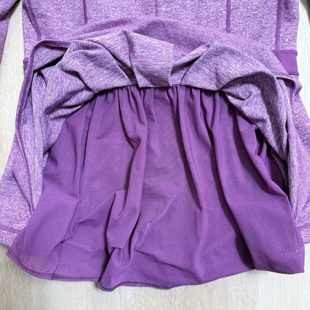 Lululemon RARE Peplum Pleated Riding Jacket in Heathered Ultra Violet Size 10 - Picture 16 of 16